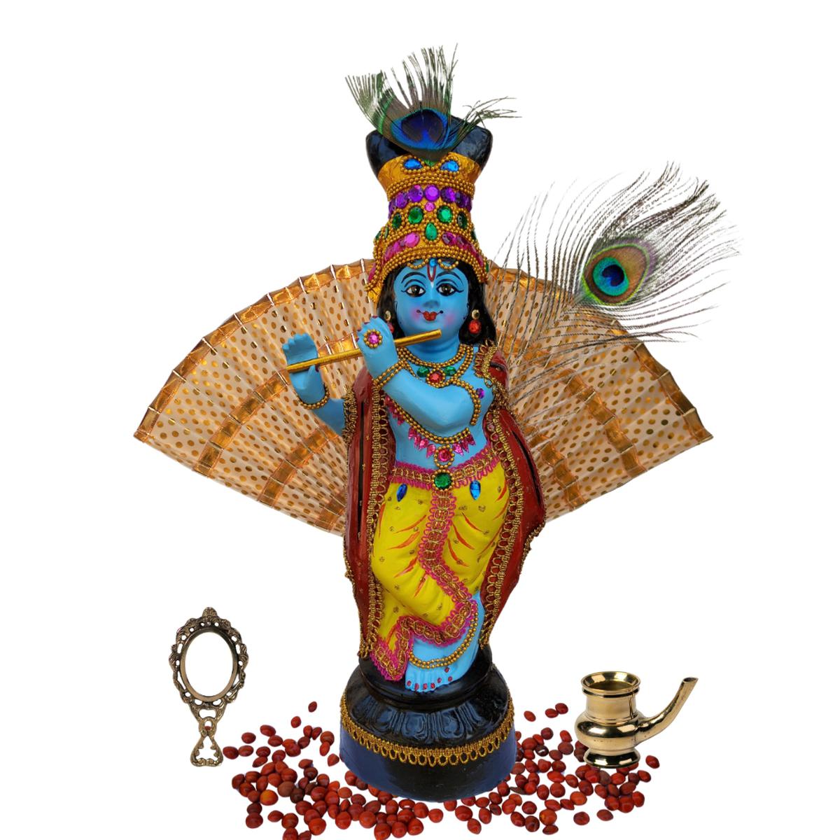 Arte House’s Vishukkani kit with Krishna idol