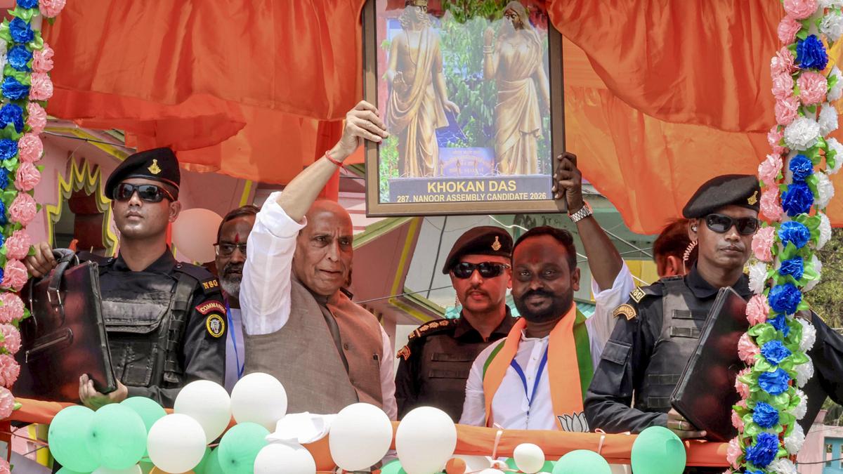 Assembly Elections 2026 LIVE: Rajnath promises 'Durga Squad', Seventh Pay Commission if BJP comes to power in Bengal