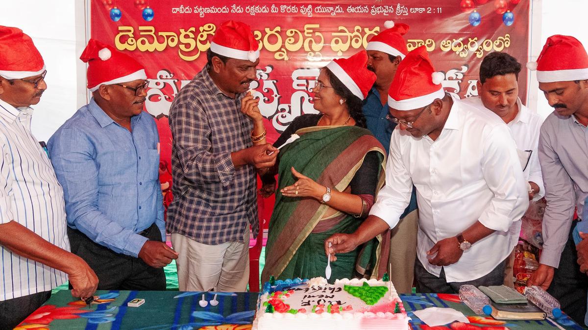 Semi-Christmas celebrated in Ongole