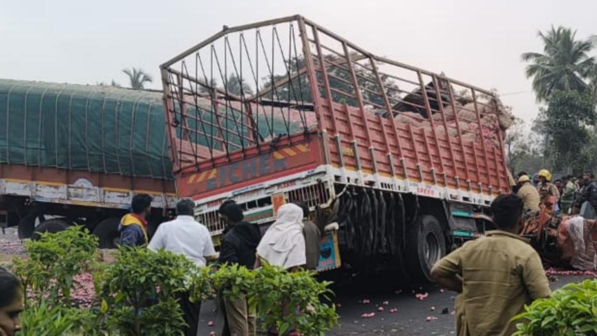 Four persons killed in vehicle collision on national highway in Krishnagiri district