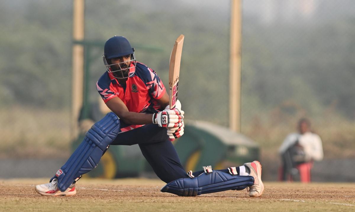 K.S. Bharat’s half-century powered Andhra to a win over Kerala.