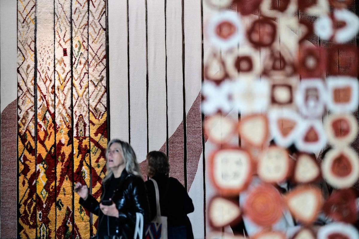 Asetta by Amina Agueznay, at the Moroccan Pavilion