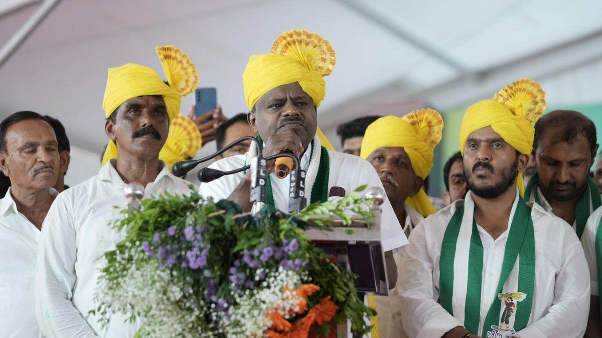 JD(S) convention held in Chamundeshwari without G.T. Deve Gowda