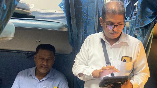 Handheld terminals replace paper reservation charts