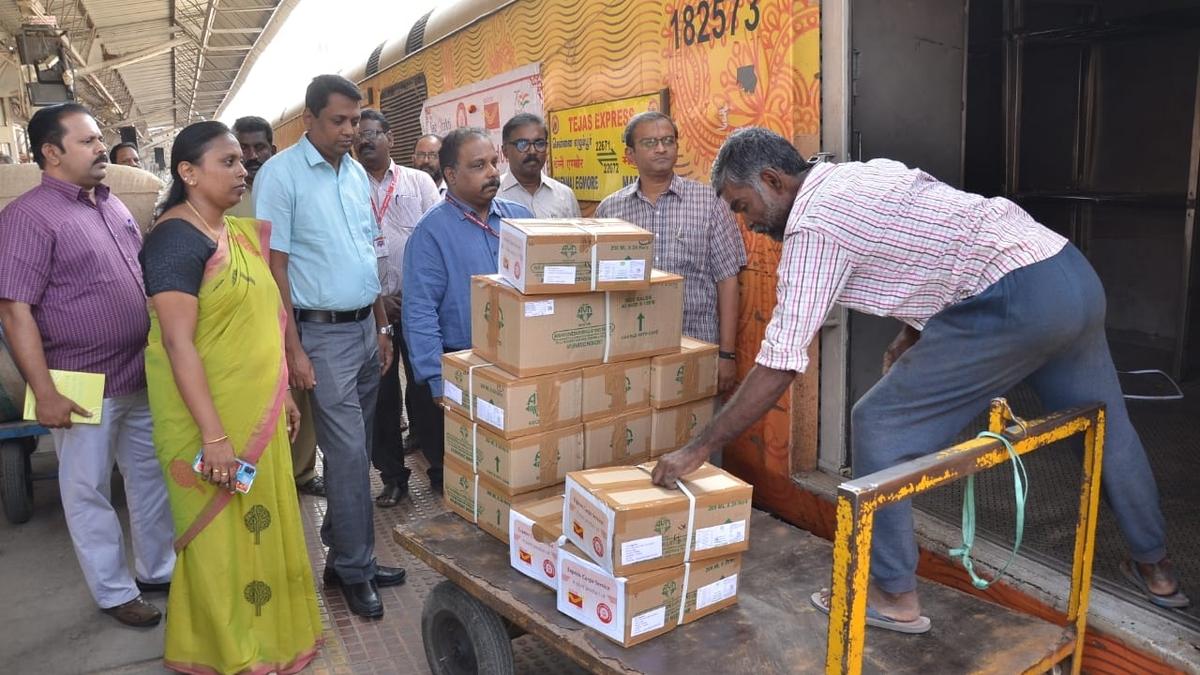 Railways and India Post begin parcel service from Madurai The Hindu