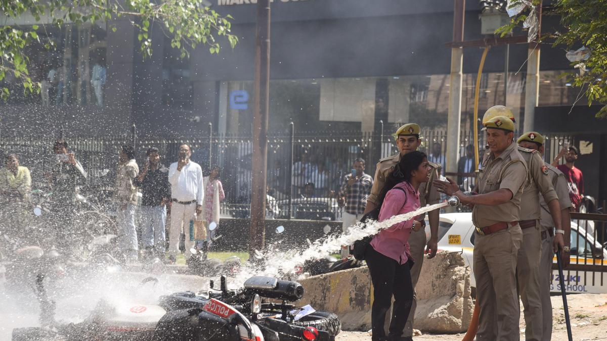 Akhilesh blames BJP policies for Noida violence over wage protest; Congress seeks solution over repression