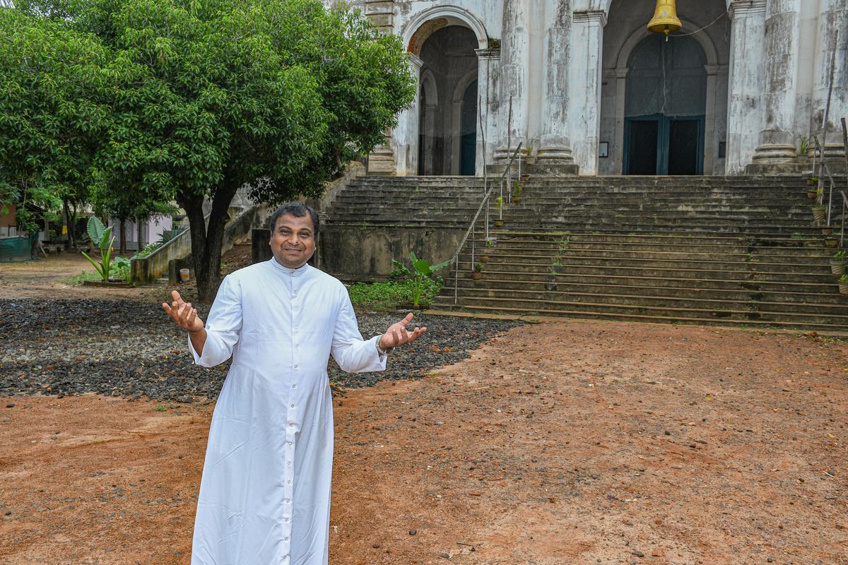 Fr. J. Albert Selvaraj, parish priest, St. Joseph’s Church in Perumpannaiyur village, Tiruvarur district. 