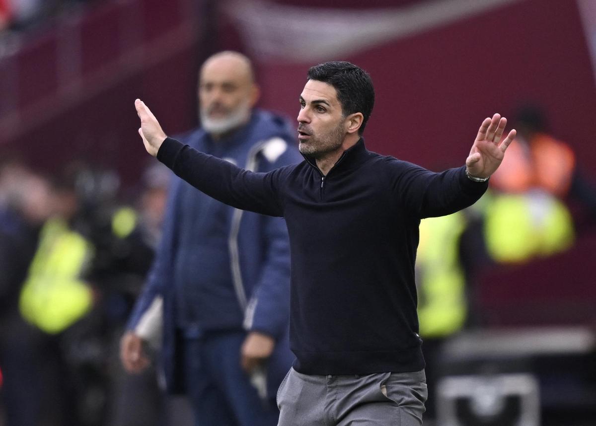 Arsenal manager Mikel Arteta. File