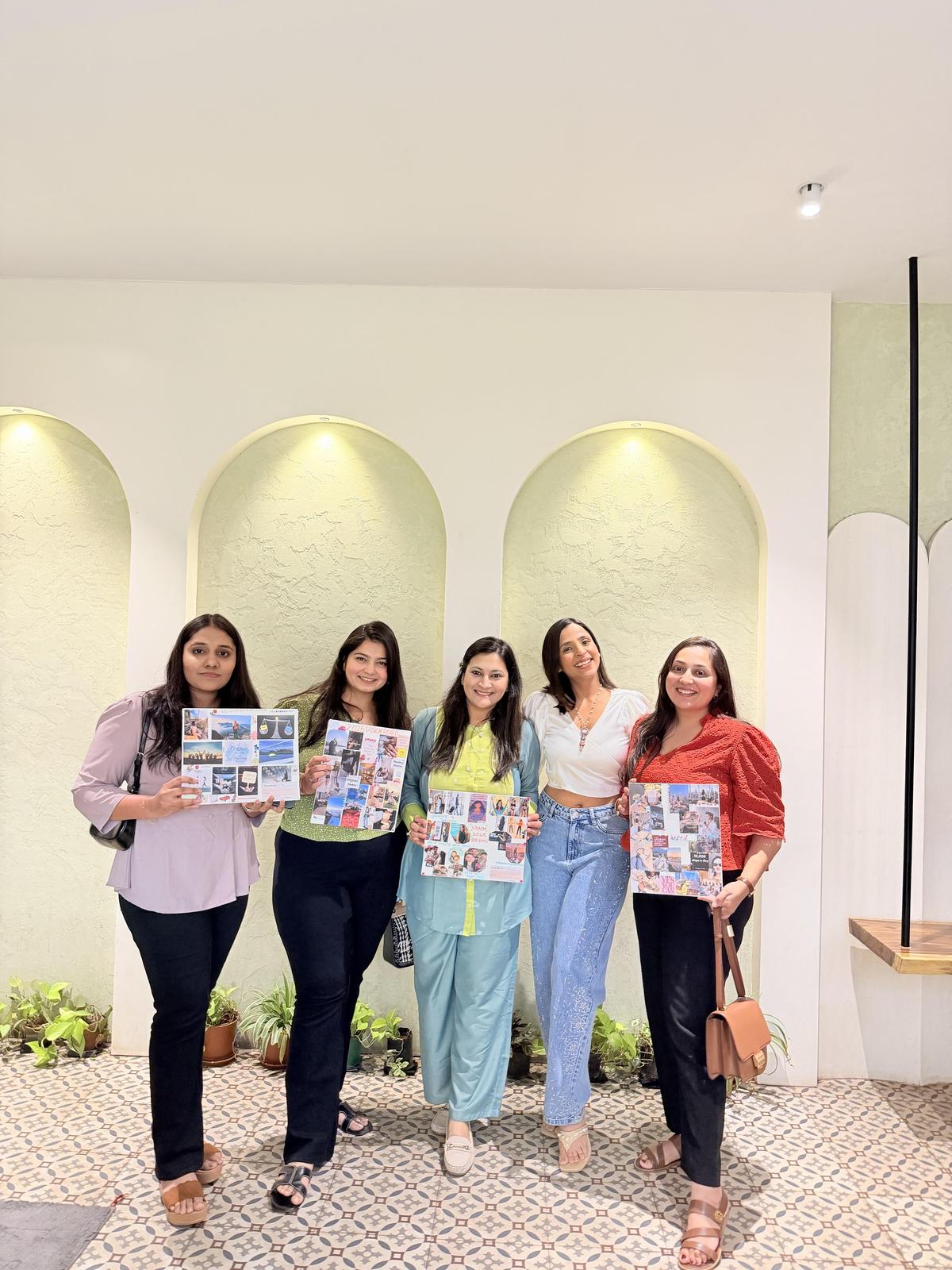 Komal Bagrodia Saraf al suo Vizag Coffee Club a Visakhapatnam.