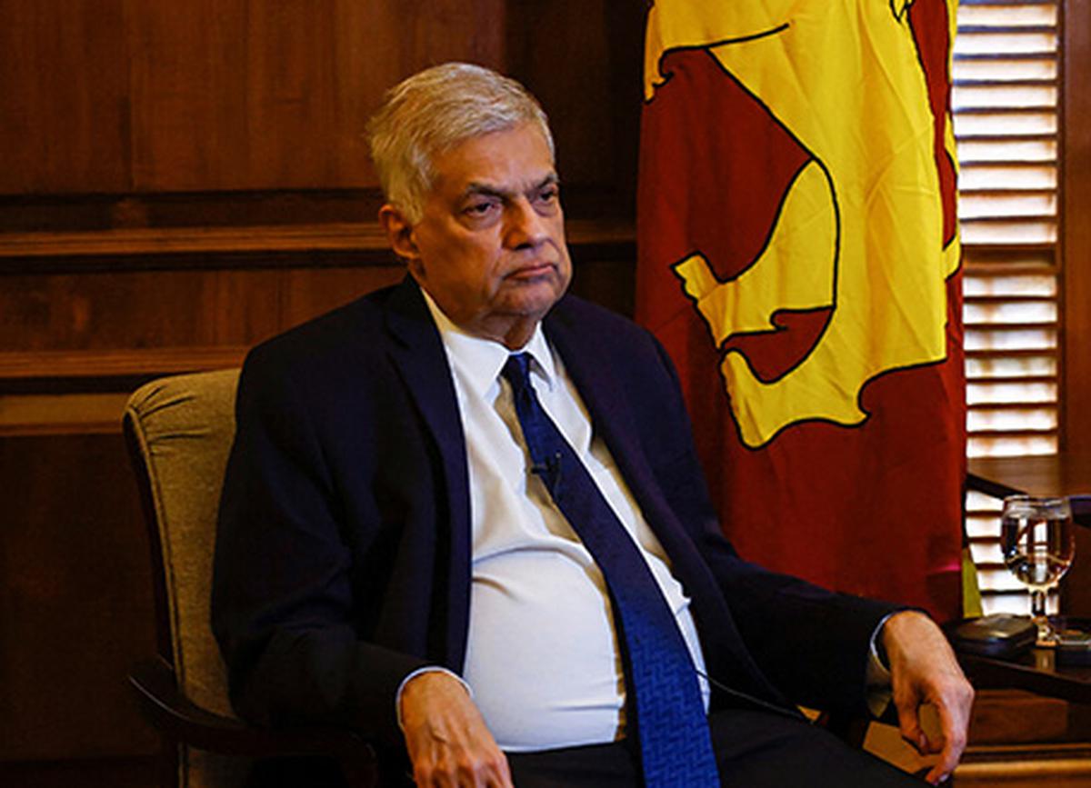 Sri Lanka’s President Ranil Wickremesinghe 