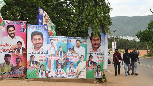 Visakhapatnam: Banned plastic flexis make a comeback ahead of CM’s visit