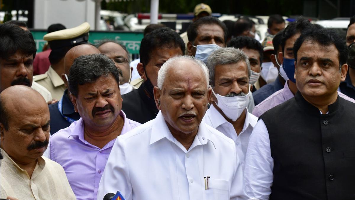 Karnataka CM B.S. Yediyurappa submits resignation to Governor