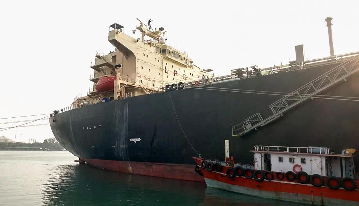 Amid West Asia crisis, LPG cargo ship from Qatar arrives at Mangaluru port