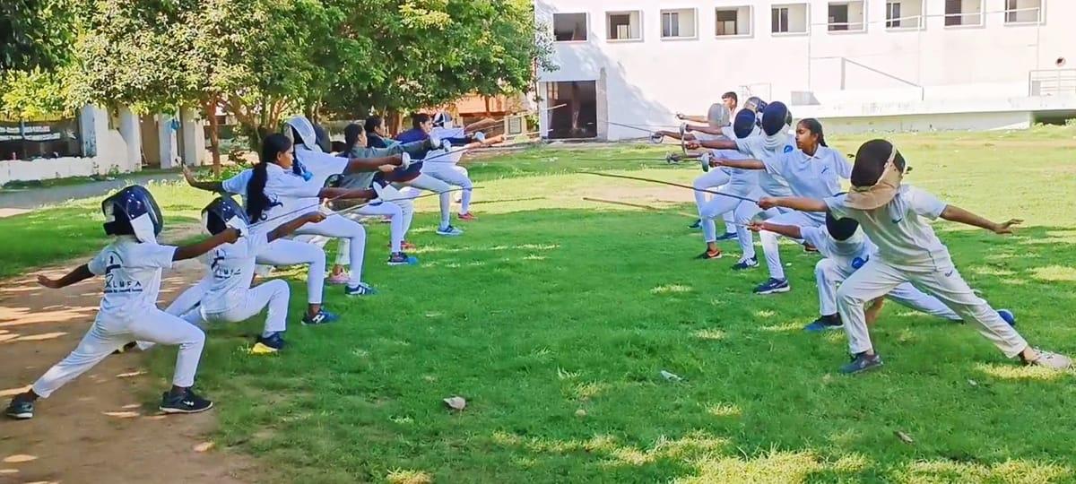 Fencing opens doors for students in Srikakulam district of Andhra