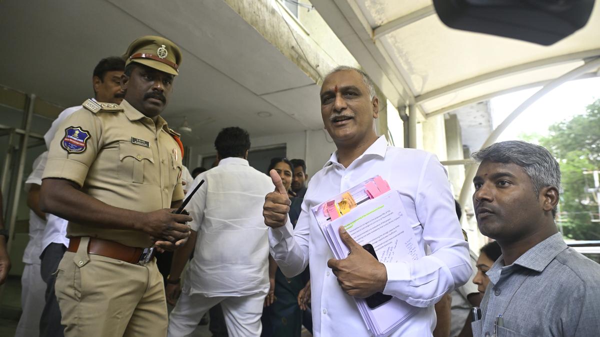 Telangana | Harish Rao appears before PC Ghose Commission