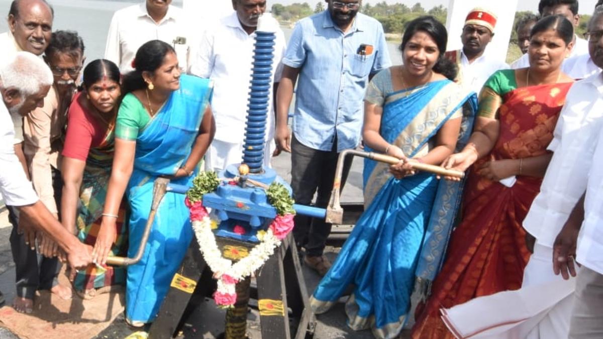 Sluice gates of Paambaru dam in Krishnagiri opened for irrigation