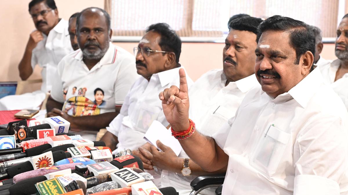 Stalin’s claim about paddy procurement in four years is a white lie, says Palaniswami