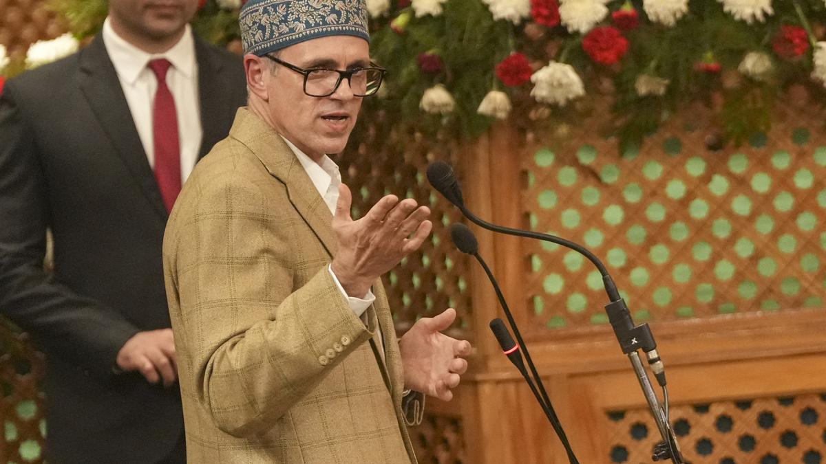 Fear, intimidation will only yield unnatural peace in J&K: CM Omar Abdullah