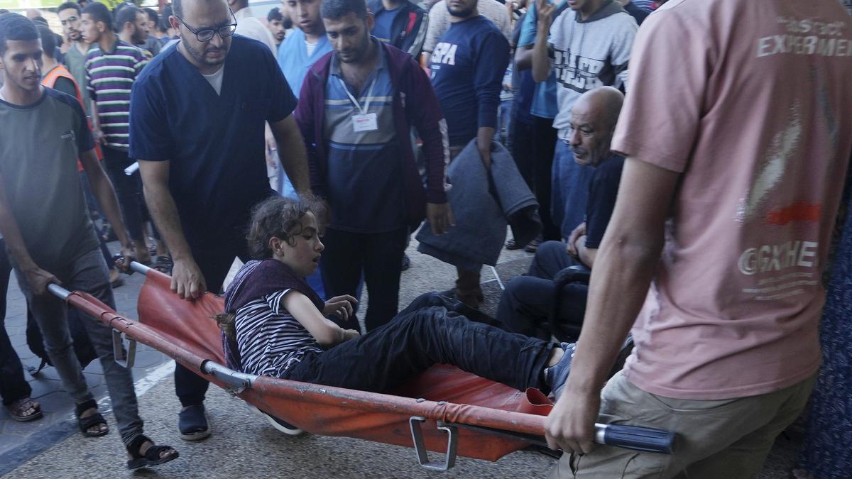 Israeli strikes hit near several hospitals as the military pushes deeper into Gaza City