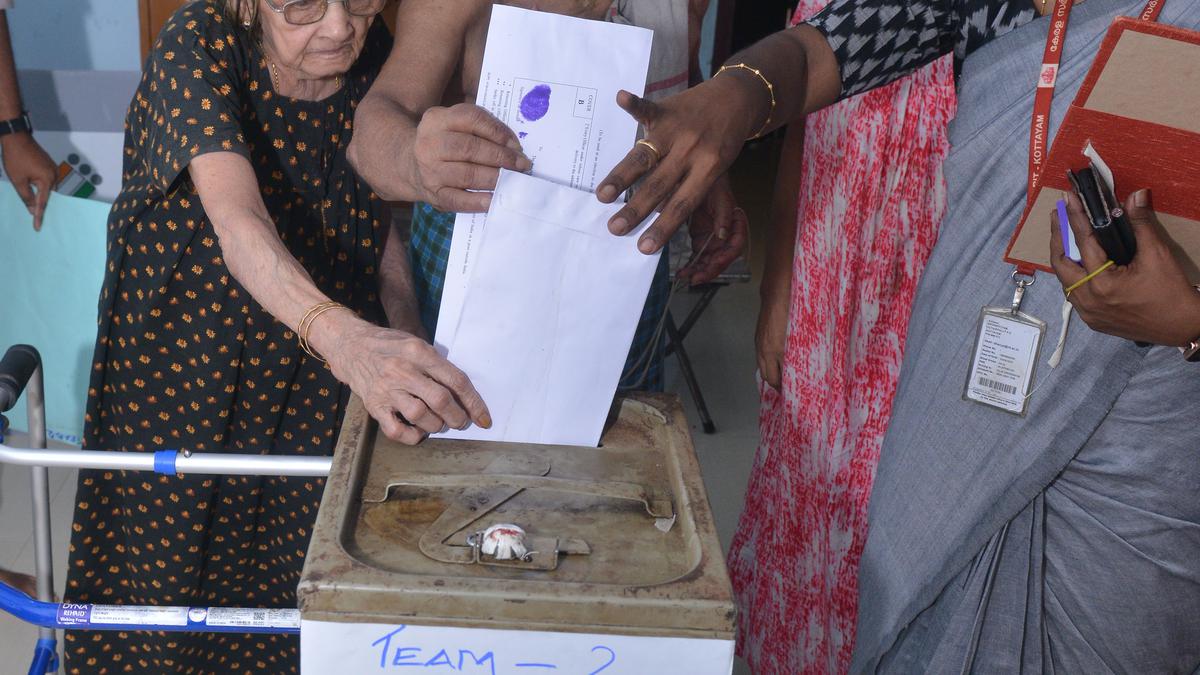 Vote from home begins in Kottayam