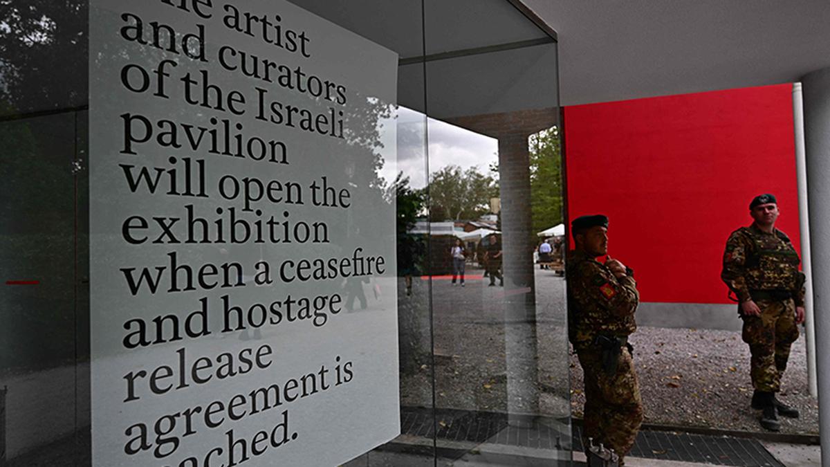 Israel artist shuts Biennale show until ceasefire, hostages freed