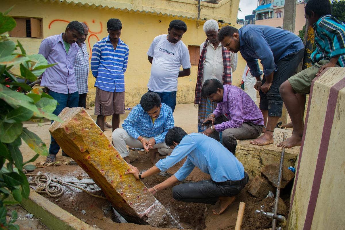 Rajeev Nrupathunga and members of the Revival Heritage Hub in action