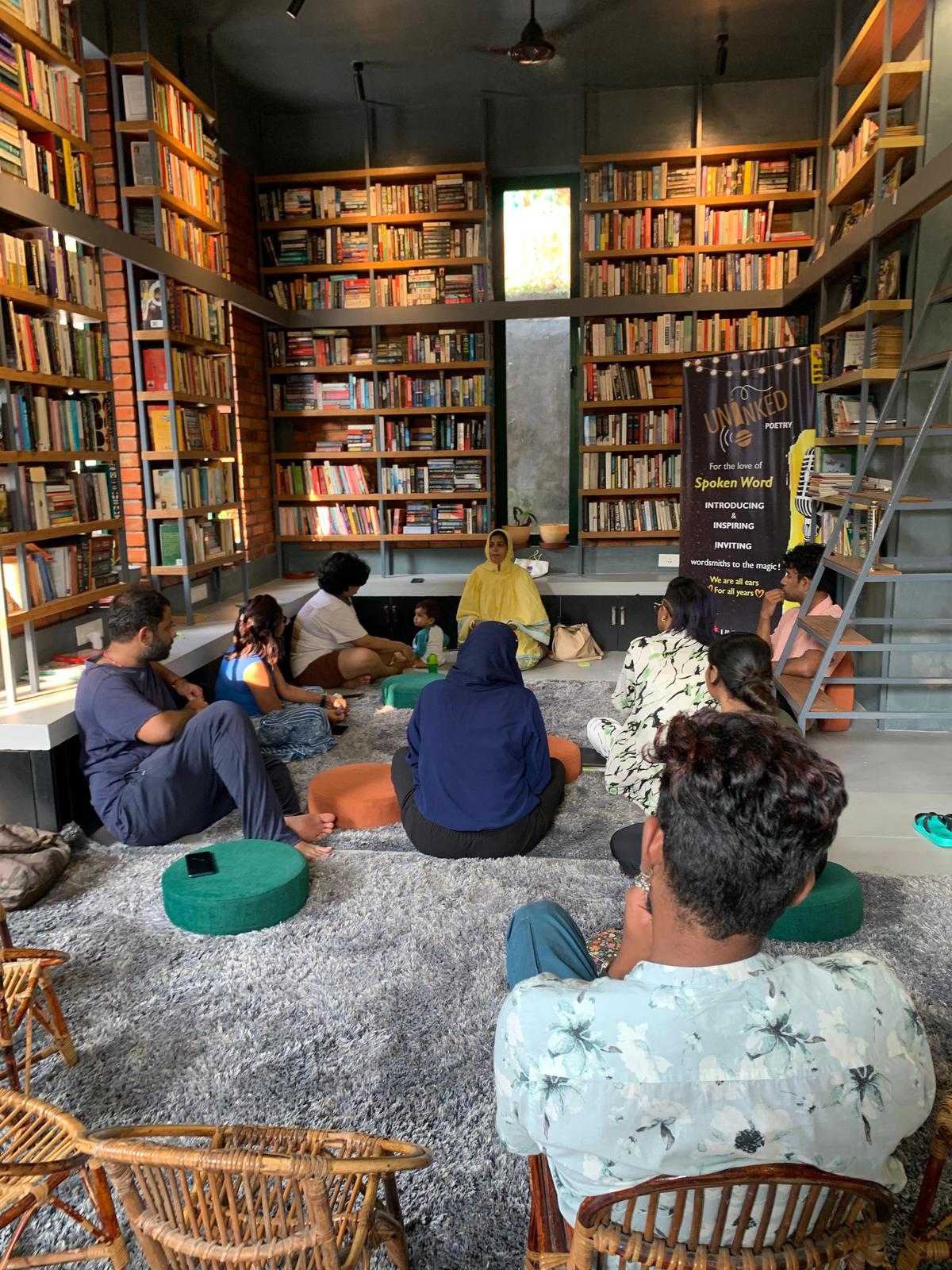 A meet-up organised by Uninked Poetry at The Reading Room