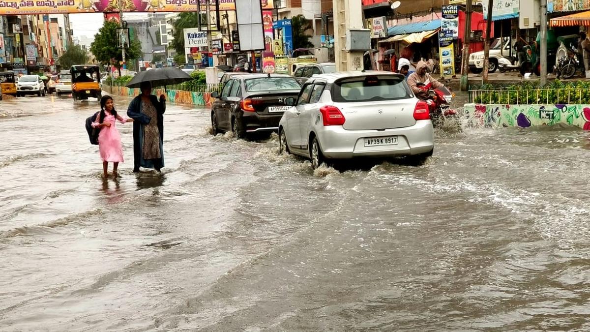 Cyclonic storm Fengal: State wakes up to wet morning, Tirupati dist. receives maximum rainfall