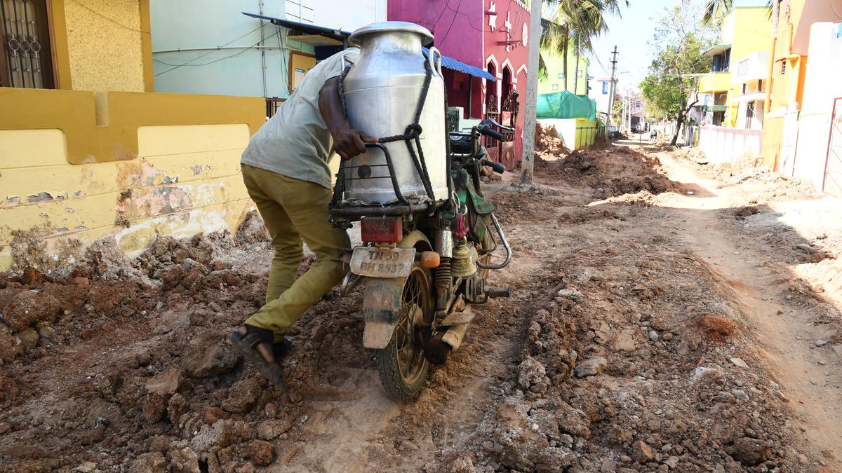 Slow pace of UGD work tests the patience of Railar Nagar residents