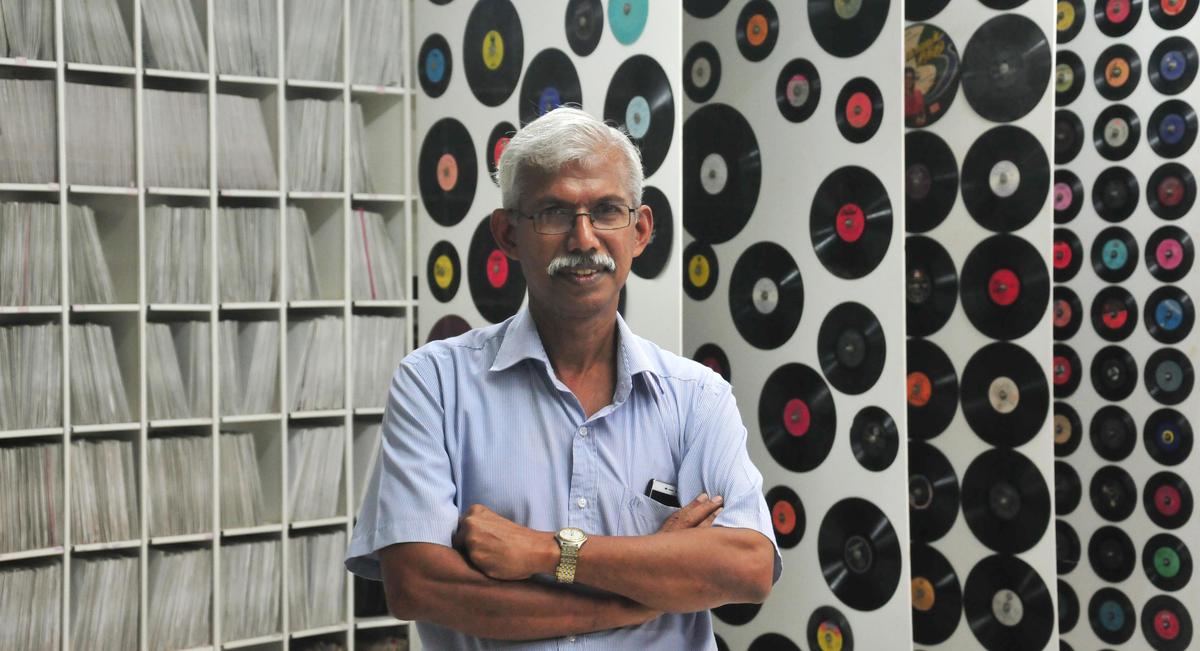  Sunny Mathew, founder of Discs and Machines – Sunny’s Gramaphone Museum and Records Archive in Pala, Kottayam in Kerala 