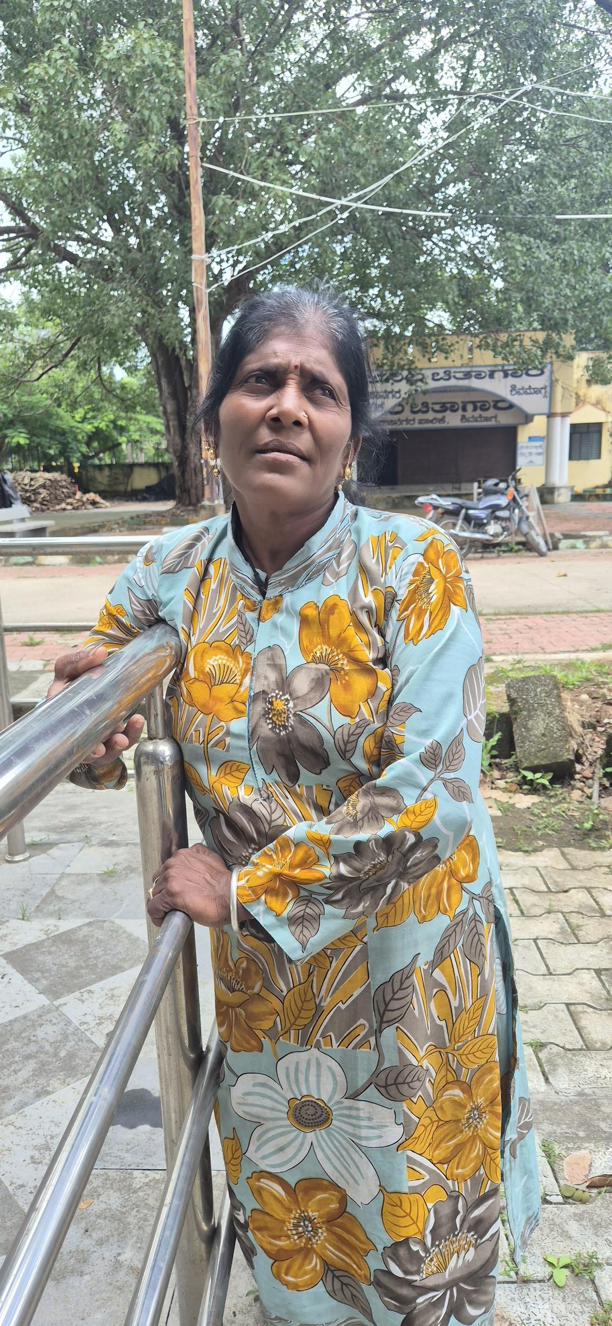 Anasuya has been taking care of the Rotary Crematorium at Vidya Nagara in Shivamogga for 25 years.