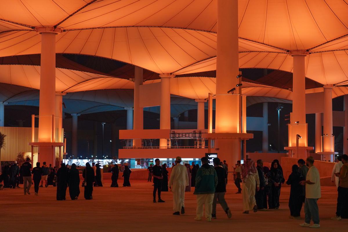 The Islamic Arts Biennale at the Western Hajj Terminal of King Abdulaziz International Airport, Jeddah.