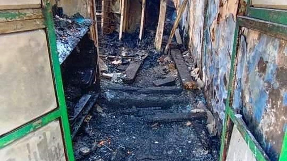 Seven cluster homes gutted in fire at Munnar