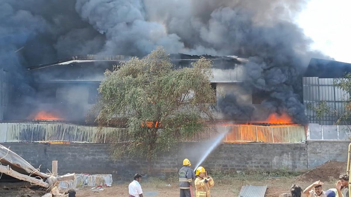 Jewellery box manufacturing unit gutted near Coimbatore
