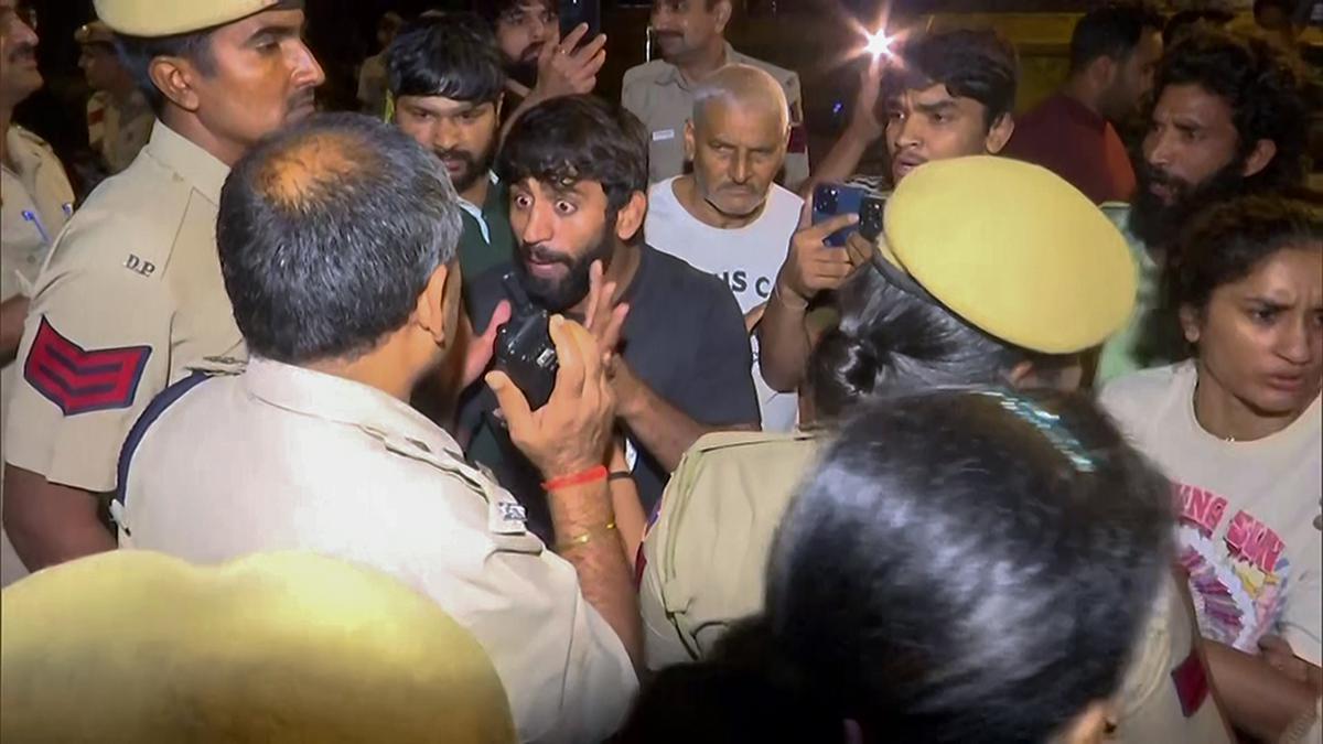 No force used against protesting wrestlers; 5 police personnel injured, says Delhi Police