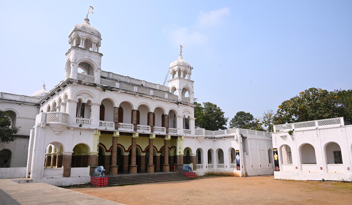 A view of the Durbar Mahal at the Bobbili Fort in Vizianagaram district. The museum is about 90 kms from Visakhapatnam.