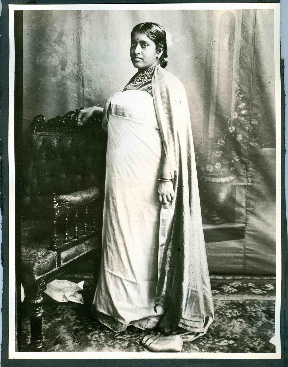 A studio photograph of the Maharani through the second half of the 1920s.