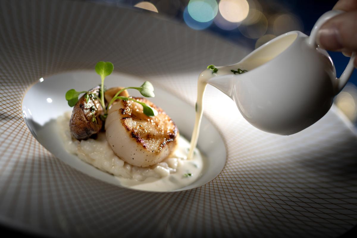 Concierge Kitchen’s Pacific scallops