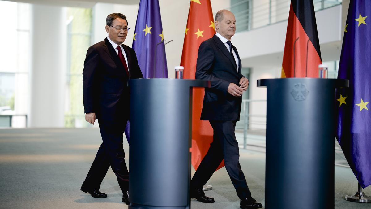 'Tough balancing act': Chinese, German leaders hold talks
