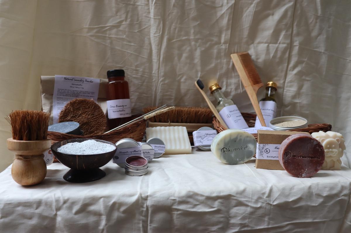 A micro unit, Velachery-based Kamarkattu Ecostore sells sustainable skincare and homecare products. Photos: Special Arrangement 