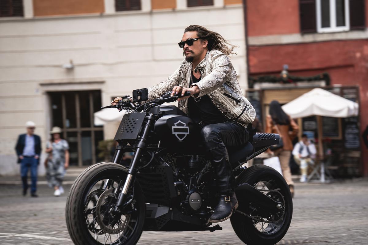 Jason Momoa in a still from ‘Fast X’