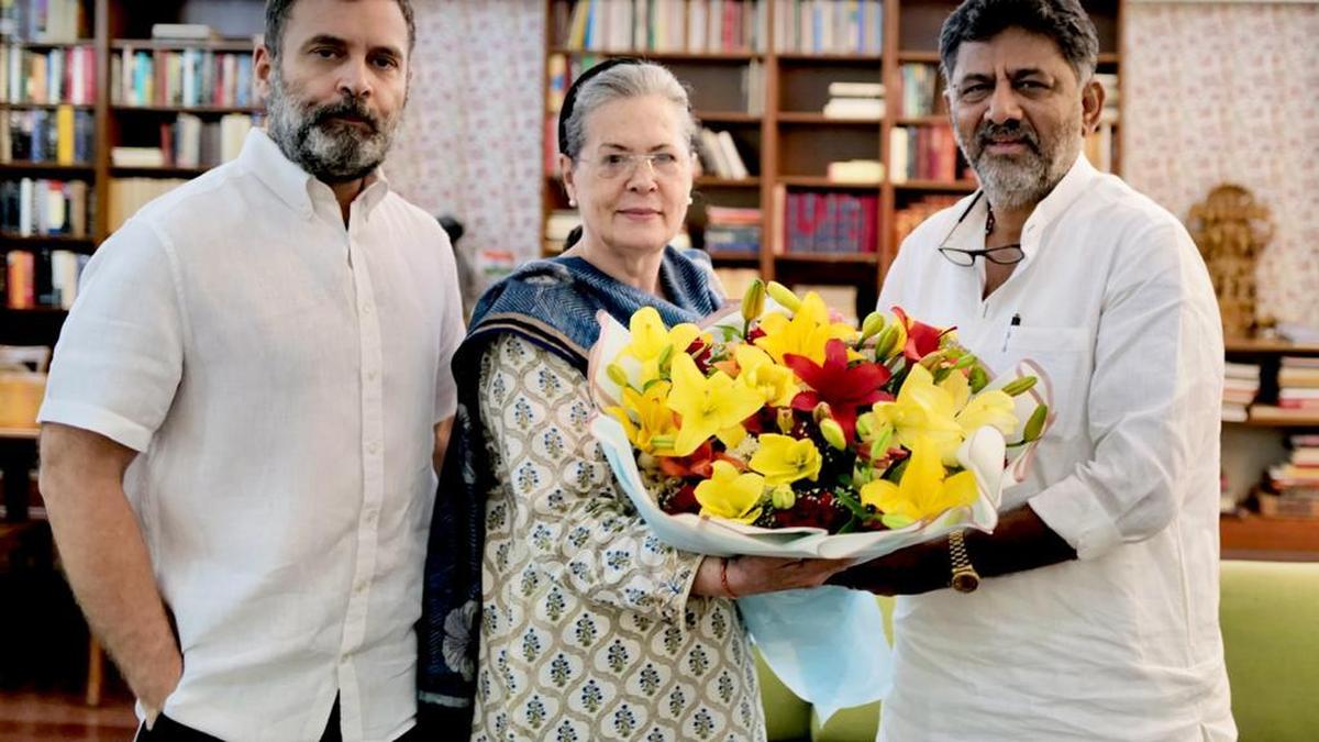 D.K. Shivakumar thanks Gandhi family for his political rise