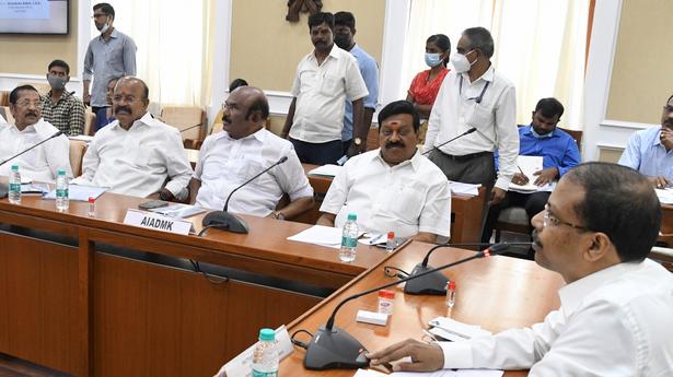 Two parties attempt to represent AIADMK in electoral meeting 