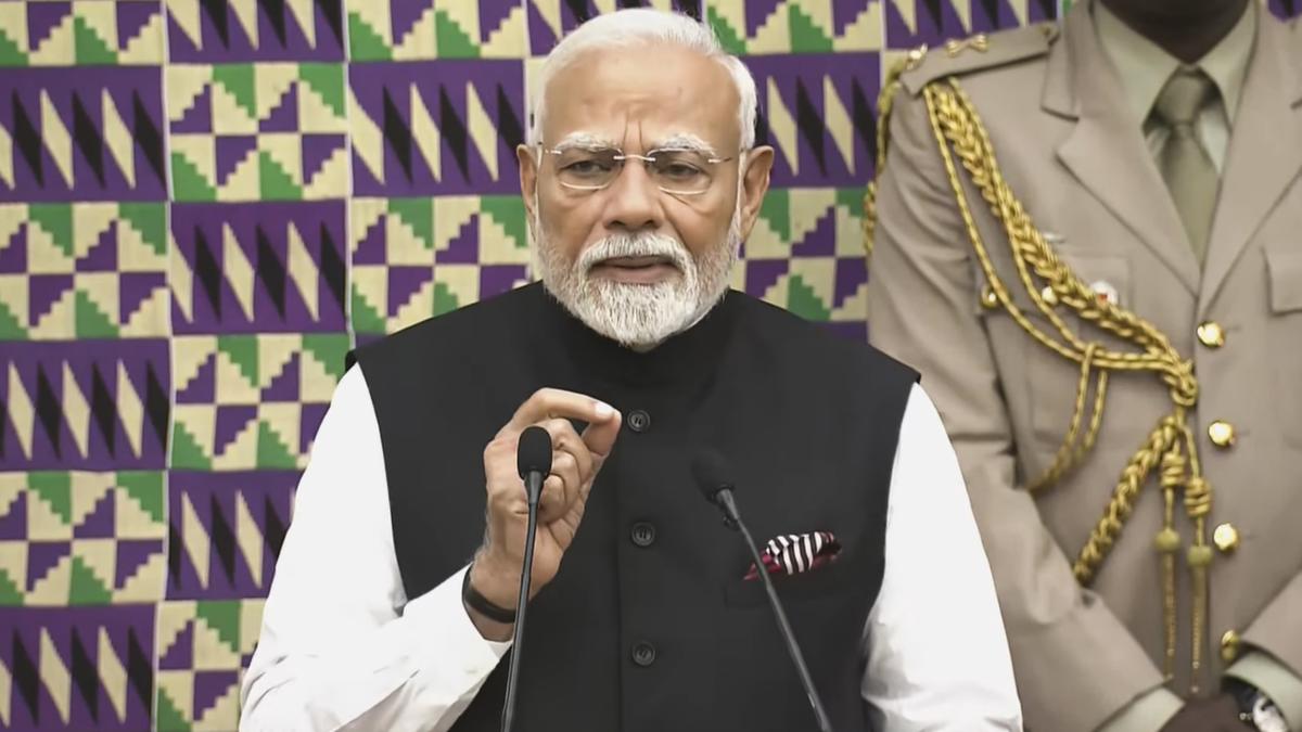 Global South’s voice key to contemporary world’s progress: PM Modi tells Ghana’s Parliament