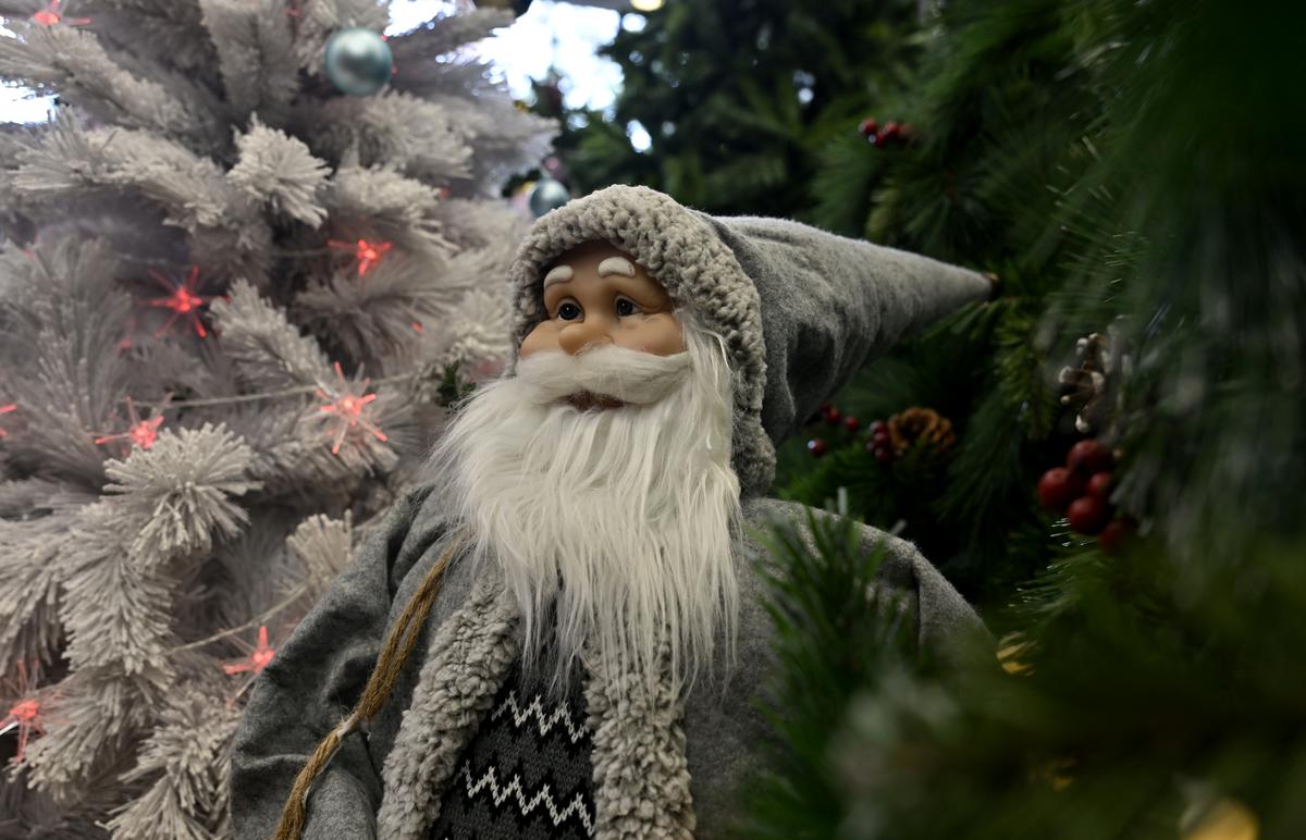 Roy’s Wonderland has a large collection of Santa dolls, reindeer, and gnomes