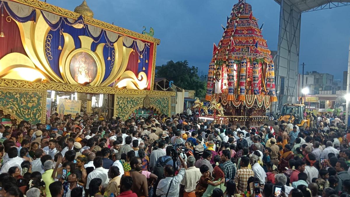 Gowmariamman Temple Car festival draws devotees in Theni district