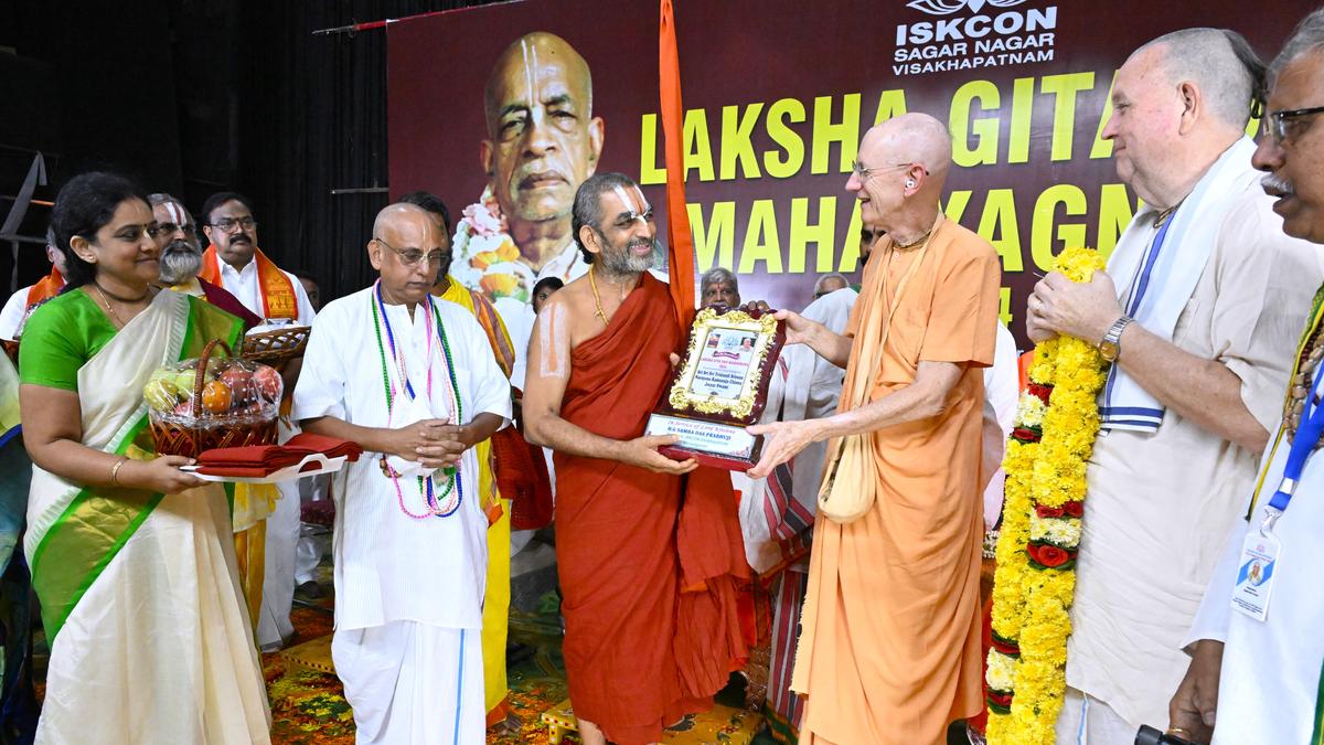 ISKCON celebrates Gita Jayanti in Visakhapatnam
