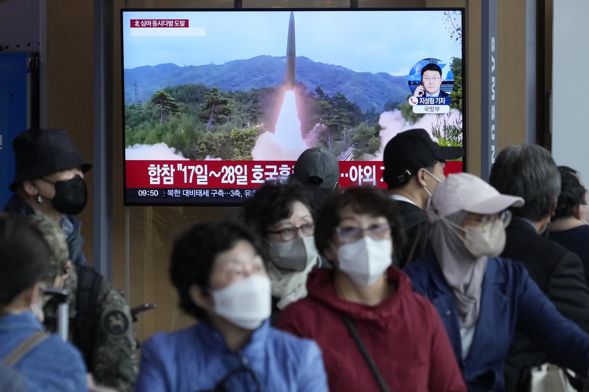 North Korea fires ballistic missile, South Korean military says