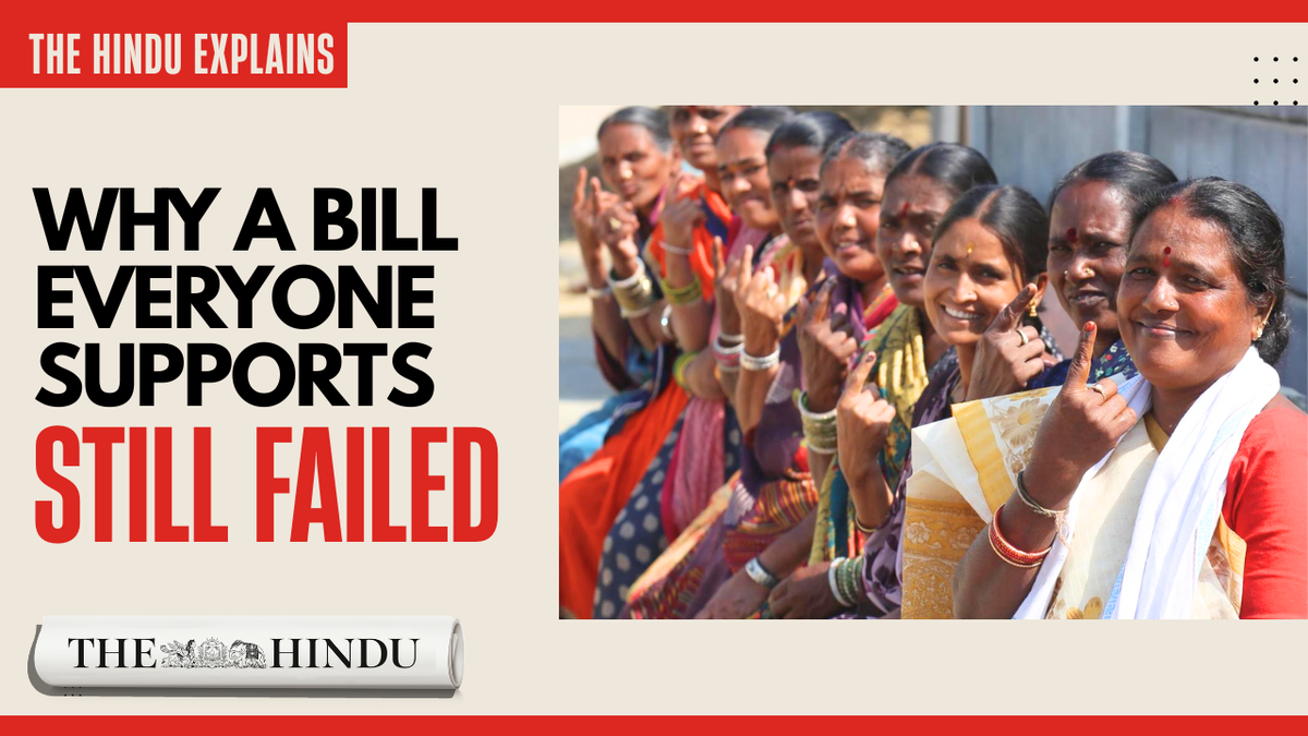 Explained: India tried to pass 33% reservation for women, it failed. Here’s why