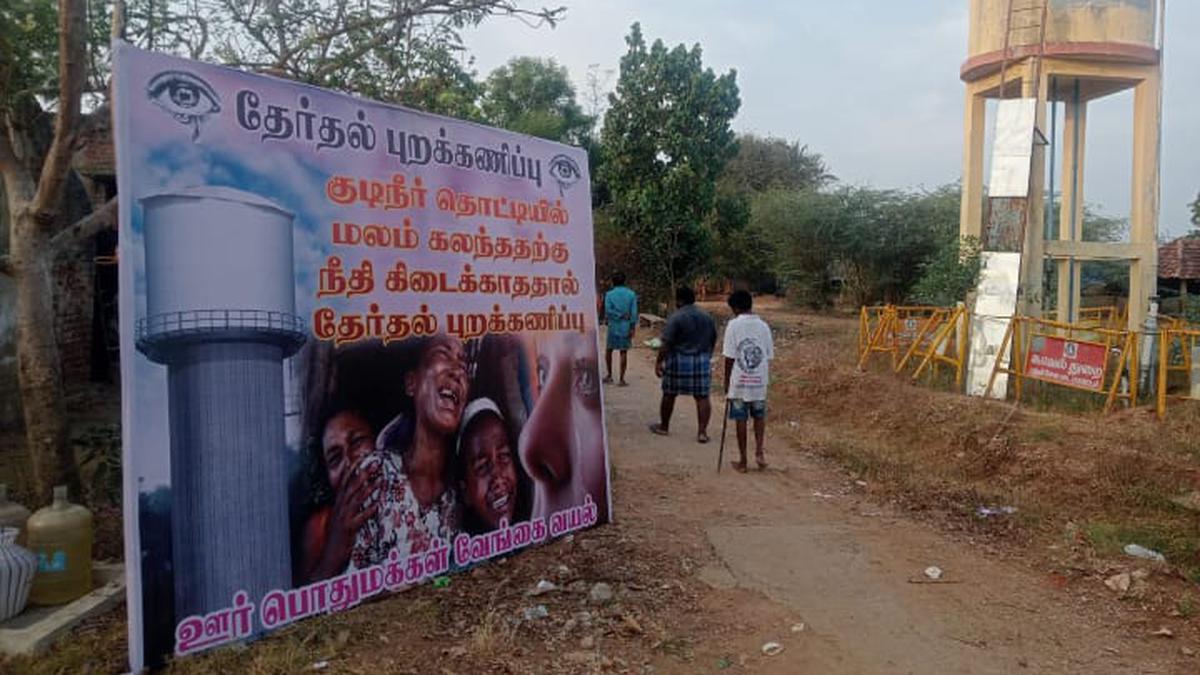 Lok Sabha polls | With no progress in case after over a year, Vengaivayal Dalit residents say they will boycott election